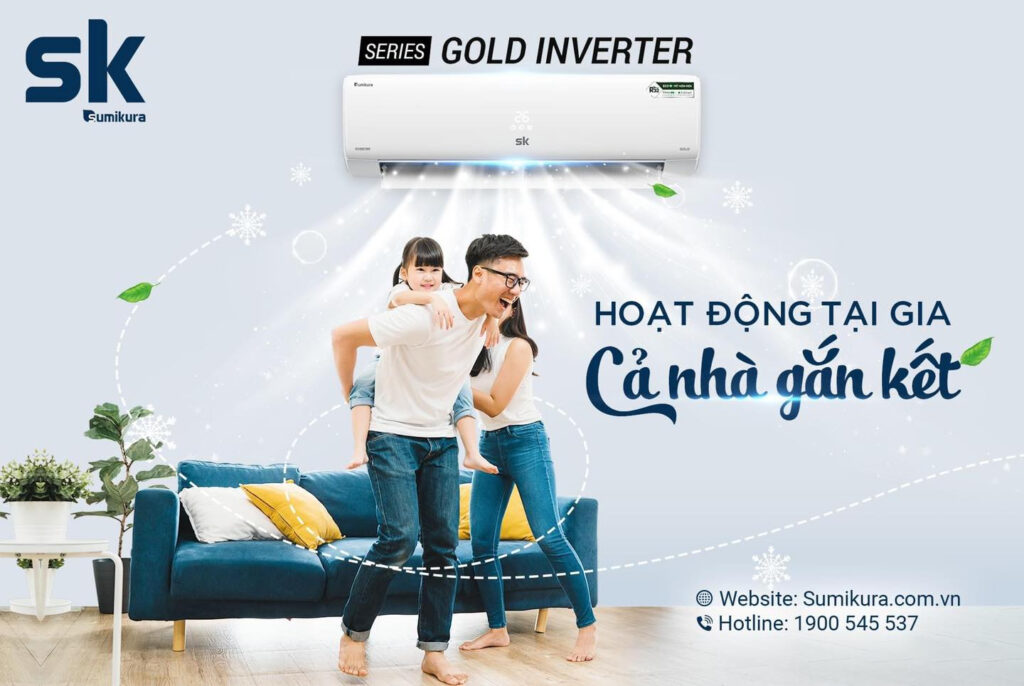 Sumikura 1 chiều APS/APO-240/GOLD – AX88 Sòng bạc phổ biến nhất 24000BTU Làm Mát Nhanh, Thoáng Mát Tối Ưu