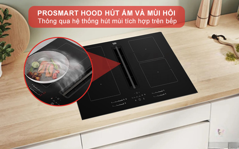 BẾP TỪ 4 VÙNG NẤU LINH HOẠT BEKO HIXI 84700 UF TÍCH HỢP MÁY HÚT MÙI ÂM BẾP TỪ 4 VÙNG NẤU LINH HOẠT BEKO HIXI 84700 UF TÍCH HỢP MÁY HÚT MÙI ÂM