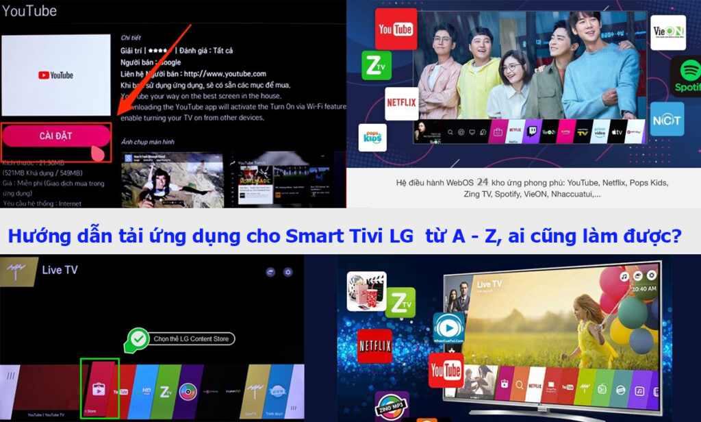 5 Bước Hướng Dẫn Tải Ứng Dụng Cho Smart Tivi LG Từ A Đến Z Ai Cũng Làm Được - Gợi ý Ax88com