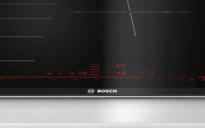 Bếp từ Bosch Serie 8 PXE875DC1E đa điểm, công suất 7400W Bếp từ Bosch Serie 8 PXE875DC1E đa điểm, công suất 7400W