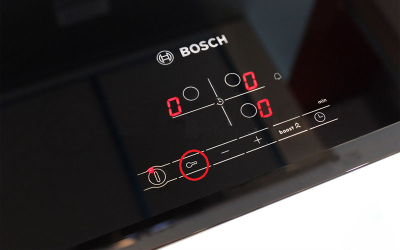 

Dấu hiệu nhận biết bếp từ Bosch đang bị khóa