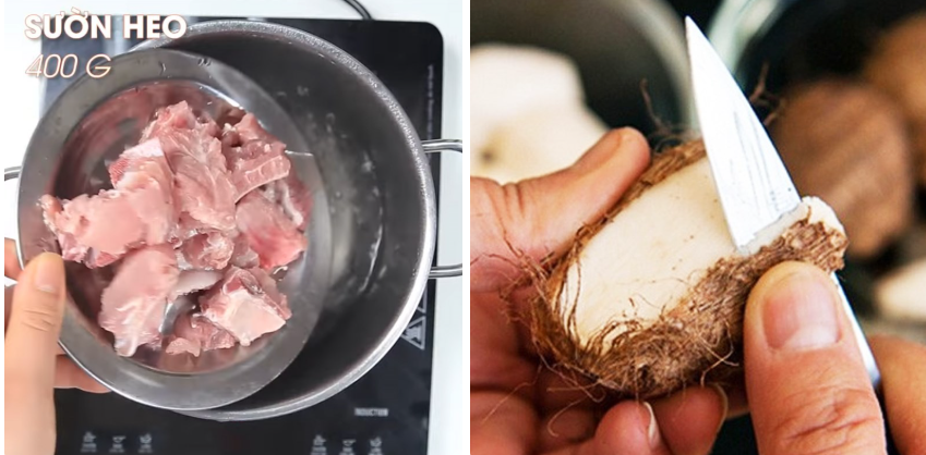 Cách chế biến Canh khoai môn hầm xương Cách chế biến Canh khoai môn hầm xương