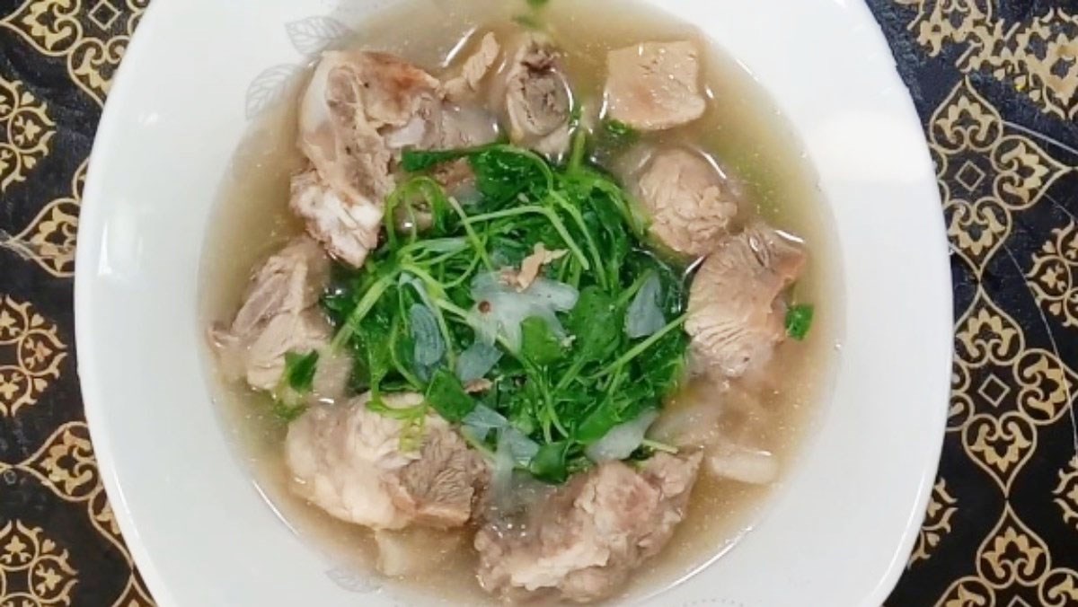 canh rau mầm thơm ngon lạ miệng 
