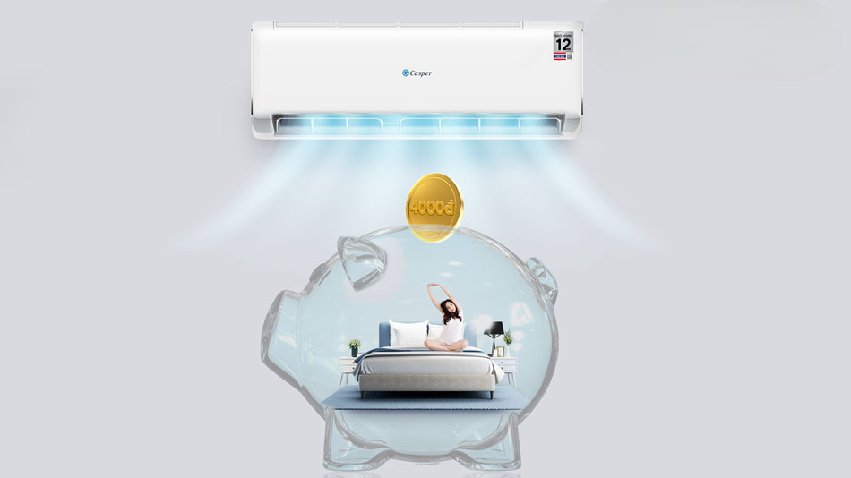 điều hòa Casper 9000 JC-09IU36 tiết kiệm điện năng