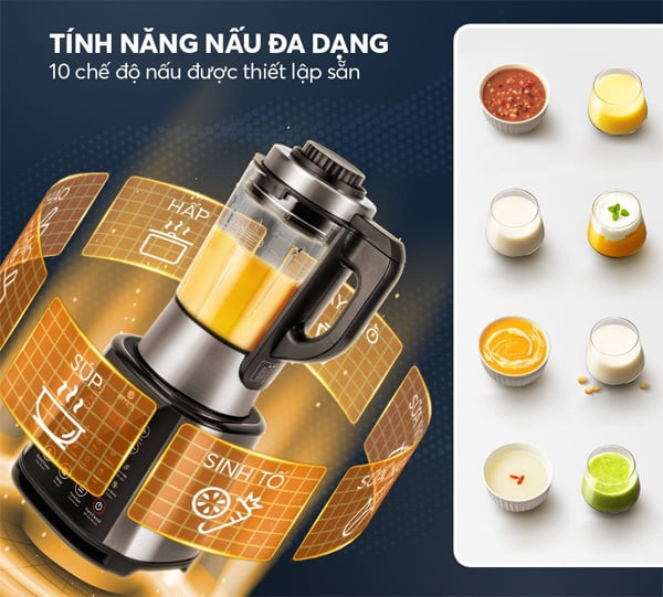Máy sỡ hữu nhiều công thức chế biến khác nhau Elmich CBE-3902