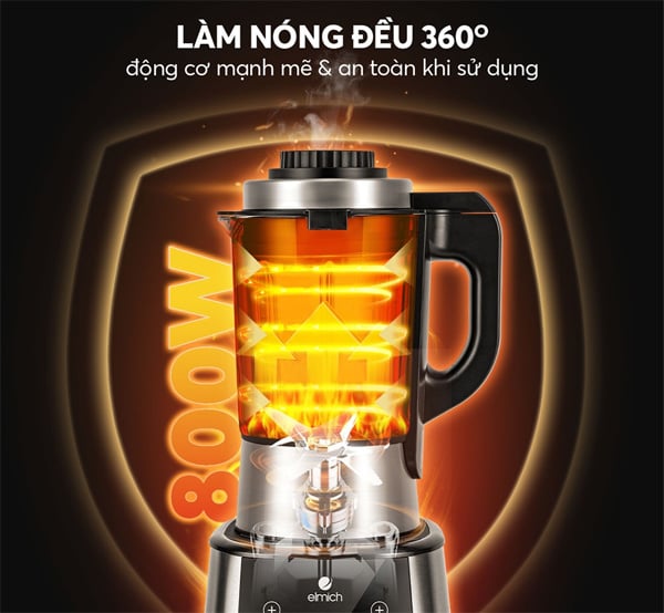 Công nghệ làm nóng 360 độ Elmich CBE-3902