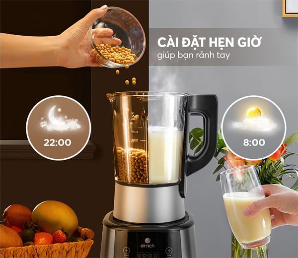 Elmich CBE-3902 có chế độ cài đặt hẹn giờ nấu Elmich CBE-3902