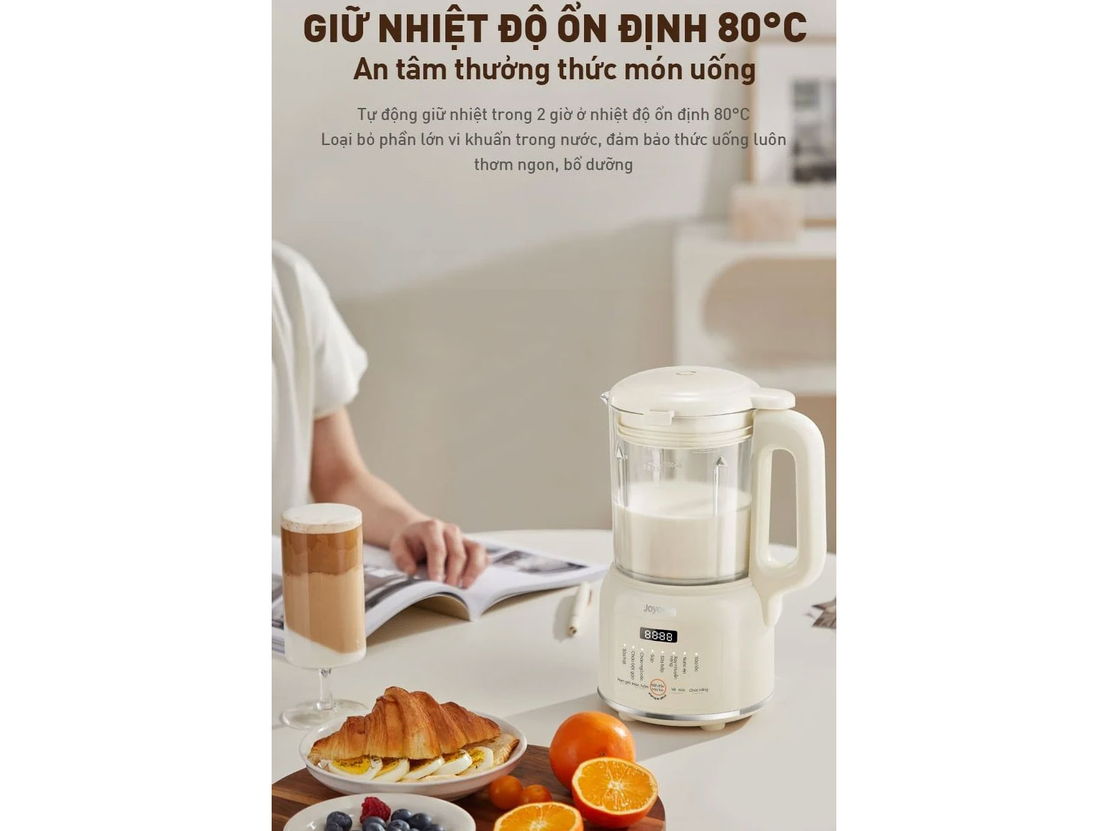 Máy làm sữa hạt Joyoung JSM-135 1.2 lít