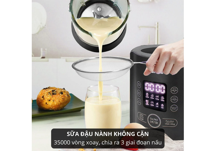 may-lam-sua-hat-mishio-mk360-4 Máy làm sữa hạt đa năng Mishio MK360 800W (1.75 lít)
