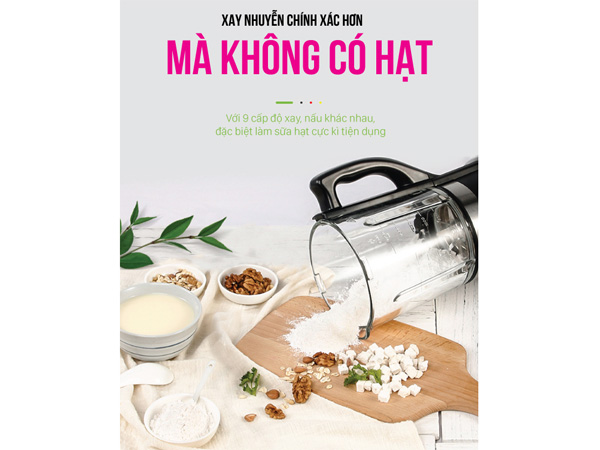 Tốc độ quay lớn, cho thành phẩm nhuyễn mịn Máy làm sữa hạt Roler RB-4156A