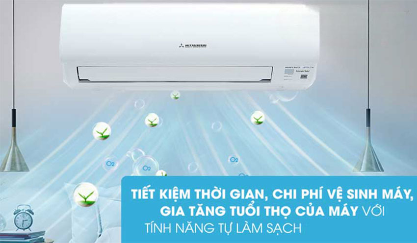 Điều hòa Mitsubishi MSY-JY25VF có nhiều tiện ích Điều hòa Mitsubishi MSY-JY25VF có nhiều tiện ích