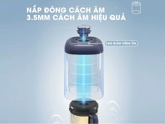 Nắp đóng cách âm Máy làm sữa hạt Bear PBJ-B06S2