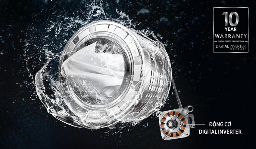  WW10T634DLX/SV trang bị công nghệ EcoBubble