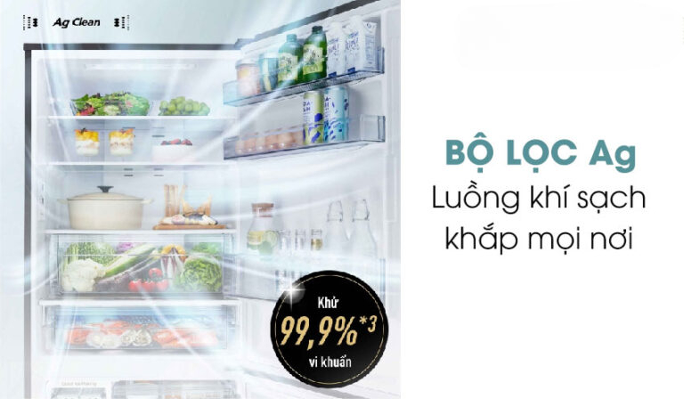 tủ lạnh Panasonic 2 cánh NR-BX421XGKV khủ mùi hiệu quả