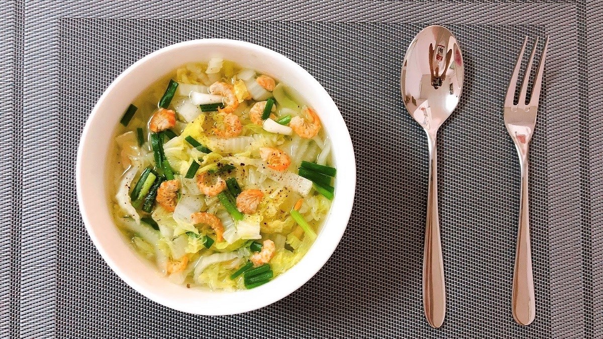 Cách nấu canh cải thảo tôm khô ngon ngọt thanh mát Cách nấu canh cải thảo tôm khô ngon ngọt thanh mát