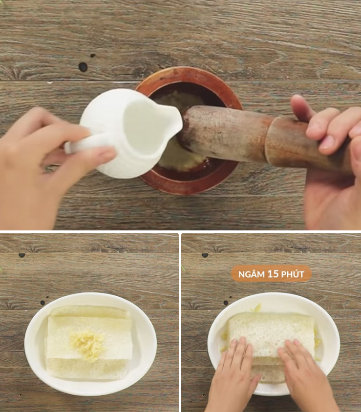 Sơ chế bì bóng