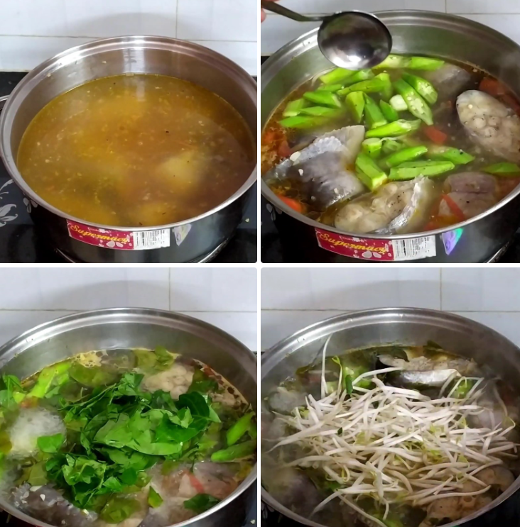 Cách chế biến Canh chua lá giang
