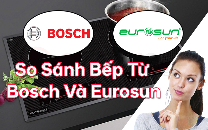 Điểm khác nhau giữa bếp từ Bosch và Eurosun