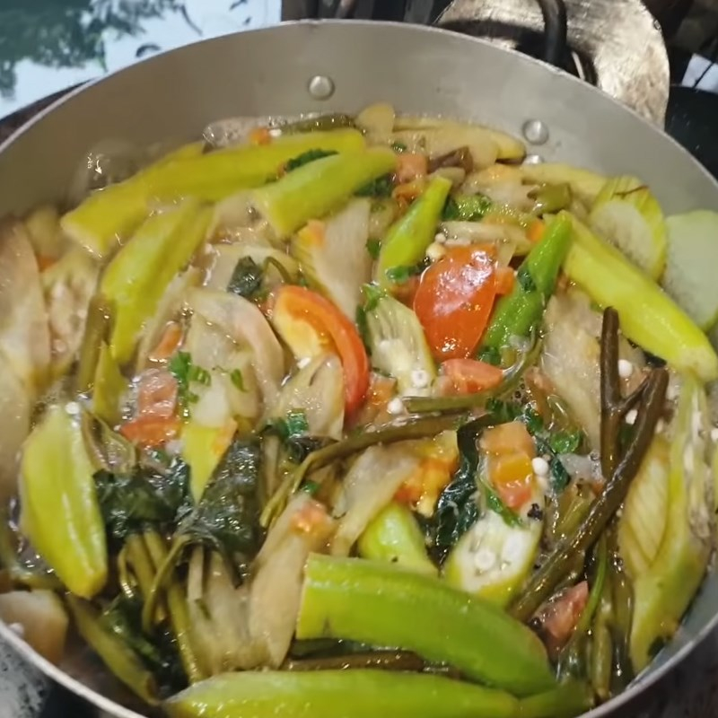 Bước 4 Thành phẩm Canh chua rau muống cá hú Bước 4 Thành phẩm Canh chua rau muống cá hú
