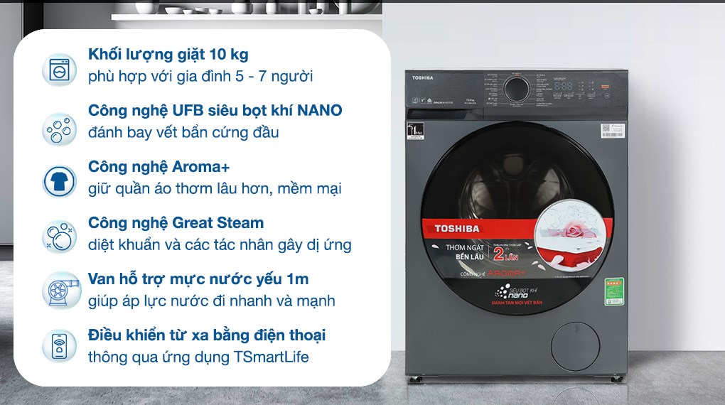 Có nên mua máy giặt Toshiba không?