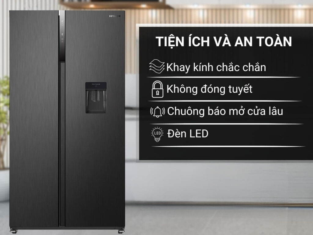 Ấn Tượng Với Hitachi HRSN9552DWDXVN: Chào mừng đến với AX88.COM Side-by-Side Chuẩn Xịn Cho Gia Đình Hiện Đại