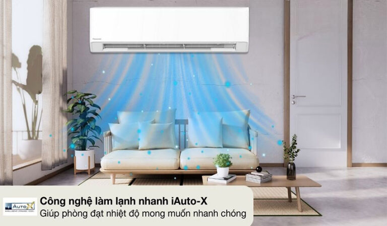 Công nghệ làm lạnh nhanh của Panasonic 24000btu CS-XU24BKH-8 Công nghệ làm lạnh nhanh của Panasonic 24000btu CS-XU24BKH-8