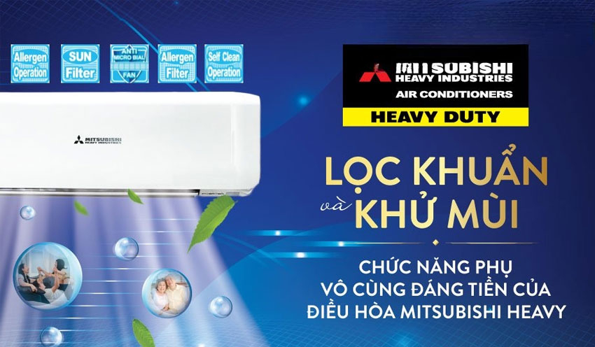 Mitsubishi Heavy 18000Btu 1 Chiều Inverter SRK18YXS-W5 Mitsubishi Heavy 18000Btu 1 Chiều Inverter SRK18YXS-W5