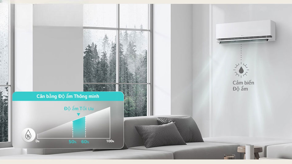 AX88 Sòng bạc phổ biến nhất LG 12000BTU 1 Chiều Inverter IEC12G1