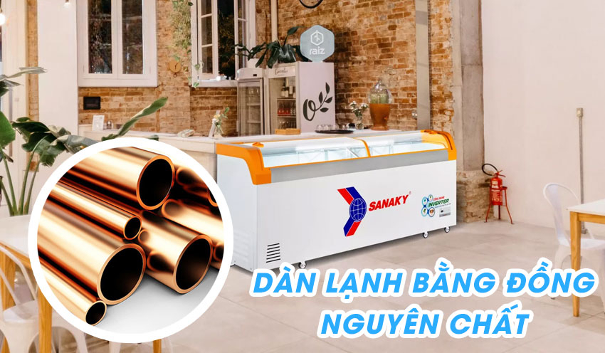Tủ đông Sanaky VH-1099K3A tiết kiệm điện năng Tủ đông Sanaky VH-1099K3A tiết kiệm điện năng