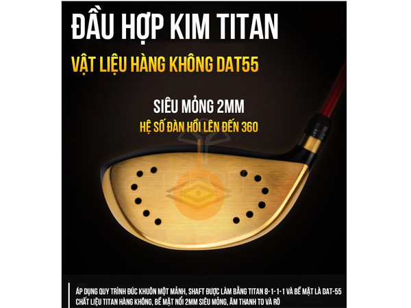Bộ gậy golf nam cao cấp PGM Titanium Magic Eyes MTG020