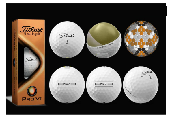 Bóng golf Titleist Pro V1 2019 có màu trắng Bóng golf 4 lớp