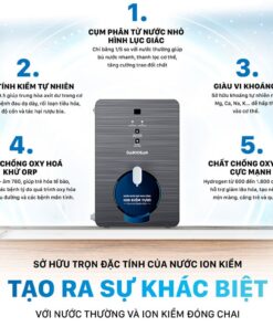 Máy biến đổi nước RO thành nước ion kiềm tươi từ trường Daikiosan DN069
