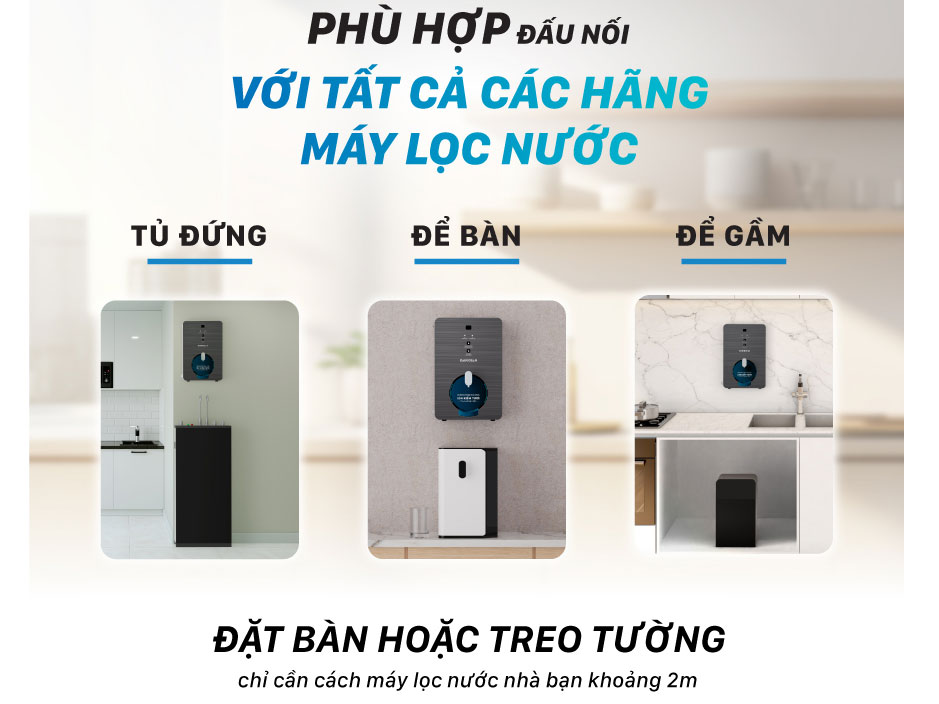 Máy biến đổi nước RO thành nước ion kiềm tươi từ trường Daikiosan DN069
