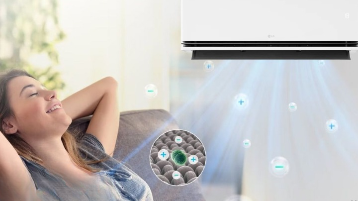 Điều hòa LG có chức năng lọc AX88 ATQ với màng lọc sơ cấp và bộ lọc PM 2.5 Điều hòa LG có chức năng lọc AX88 ATQ với màng lọc sơ cấp và bộ lọc PM 2.5