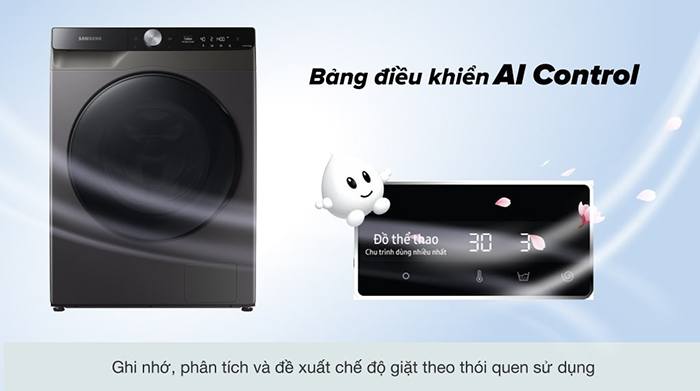 Khám phá các công nghệ AI nổi bật trên máy giặt Samsung inverter 9Kg WW90TP44DSB/SV Khám phá các công nghệ AI nổi bật trên máy giặt Samsung inverter 9Kg WW90TP44DSB/SV