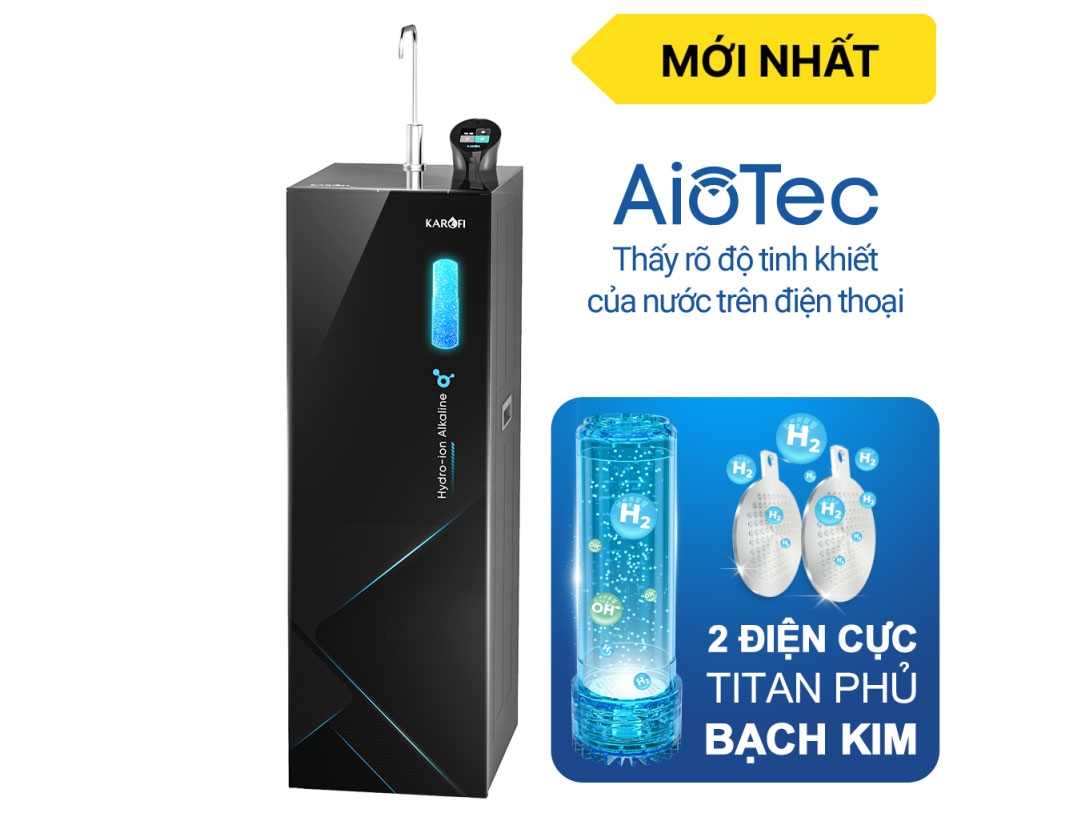 Máy lọc nước Hydro-ion kiềm Karofi KAE-S68
