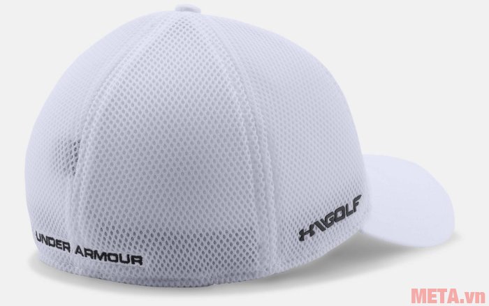 mu-golf-nam-mesh-stretch-2-0-cap-under-armour-1273280-trang-sau Mũ golf nam Mesh Stretch 2.0 Cap Under Armour 1273280