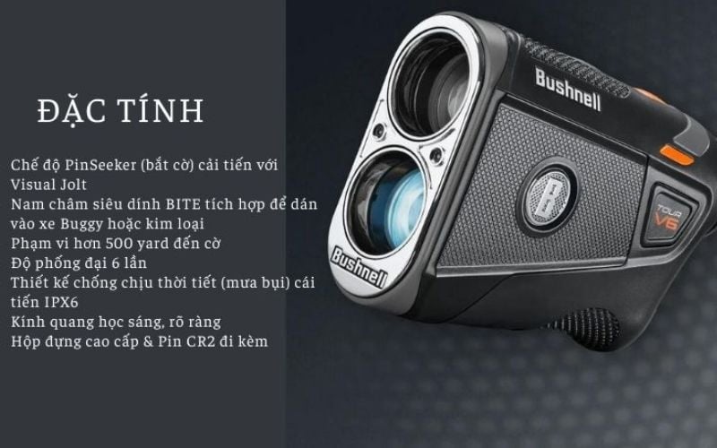 Ống nhòm đo khoảng cách Bushnell có chống nước Ống nhòm đo khoảng cách Bushnell