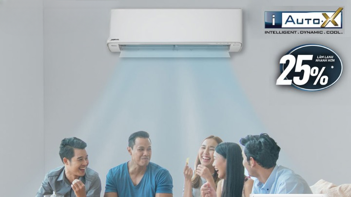 Điều hòa Panasonic 18000btu CS-XU18BKH-8 làm lạnh hiện vượt trội, tiết kiệm điện năng