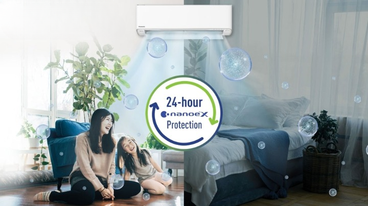 Công nghệ Nanoe-G loại bỏ bụi mịn và bảo vệ hệ hô hấp