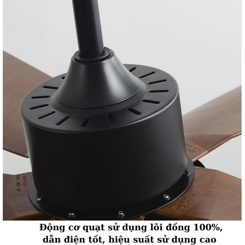 Quạt Trần Beller 52BL – 801B 5 Cánh Nhựa Cao Cấp Giả Gỗ Tinh Tế Quạt Trần Beller 52BL – 801B 5 Cánh Nhựa Cao Cấp Giả Gỗ Tinh Tế