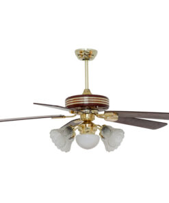 AX88 ATQ cá cược thể thao đèn chùm cánh gỗ Kim Thuận Phong KN508 - 5 cánh