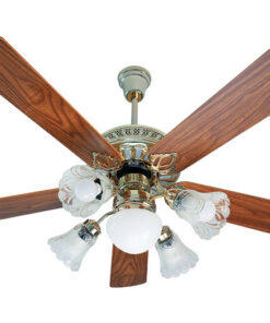 AX88 ATQ cá cược thể thao đèn chùm cánh gỗ Kim Thuận Phong NP509 - 5 cánh