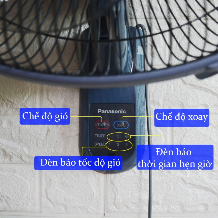 quạt điện treo tường Panasonic quạt điện treo tường Panasonic