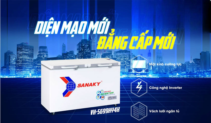 Đánh giá về tủ đông Sanaky Inverter VH-5699HY4K Đánh giá về tủ đông Sanaky Inverter VH-5699HY4K