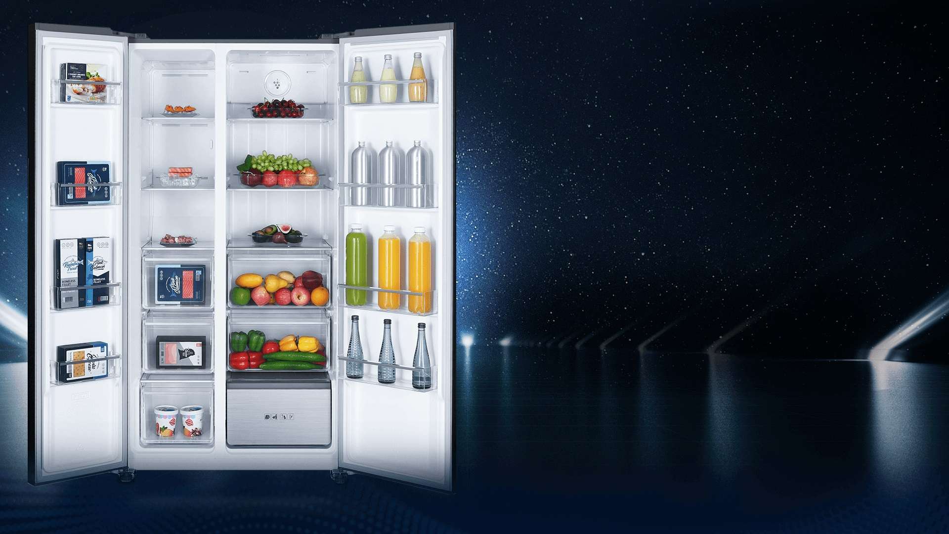 Thiết kế và dung tích tủ lạnh Sharp và Electrolux Thiết kế và dung tích tủ lạnh Sharp và Electrolux