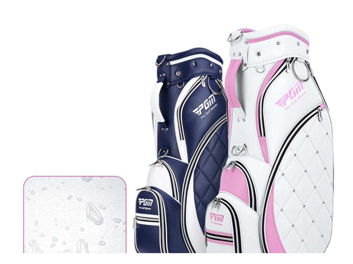 Túi golf màu xanh và hồng Túi golf màu xanh và hồng
