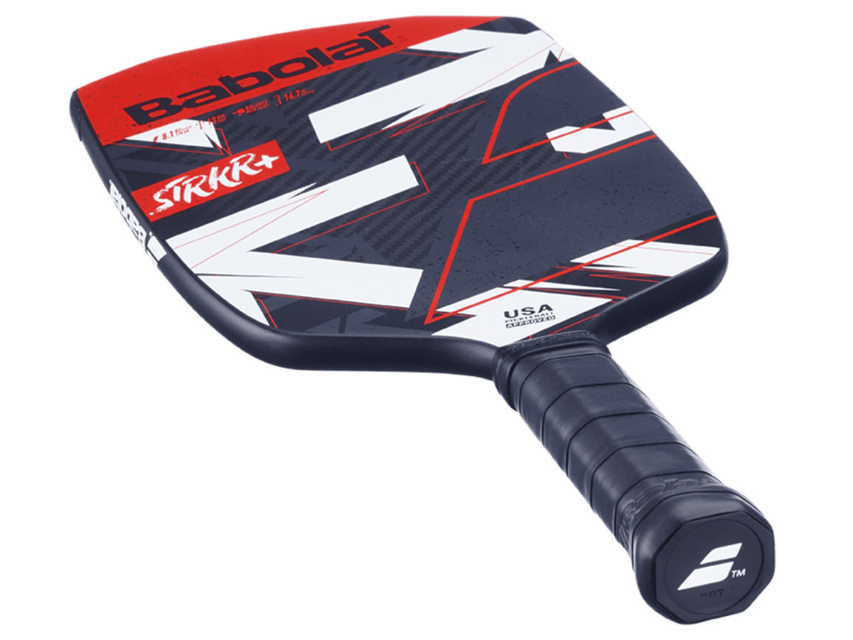 Babolat STRKR+ (160013) có mặt vợt bằng sợi carbon 3K Babolat STRKR+ (160013)