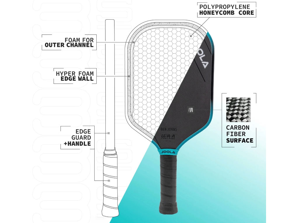 Vợt Pickleball Joola Ben Johns Perseus 3S 16mm