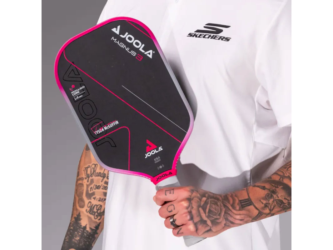 Vợt Pickleball Joola có tay cầm với độ nhám cao Vợt Pickleball Joola Tyson McGuffin Magnus 3 14mm